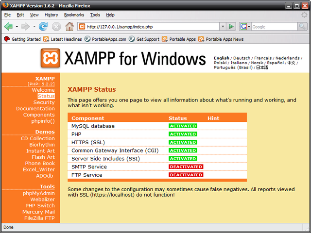 Descargar xampp control panel v3.2.1